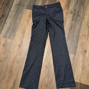 Banana Republic polka dot slacks size 00